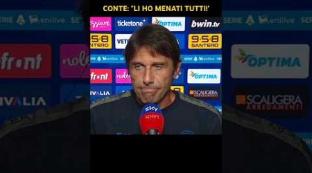 VERONA NAPOLI 3-0 - Sfogo di Conte!