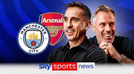 Premier League: Gary Neville and Jamie Carragher disagree on who they believe will win the title