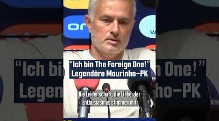 Typisch José Mourinho 