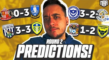 24/25 CHAMPIONSHIP PREDICTIONS - Round 2