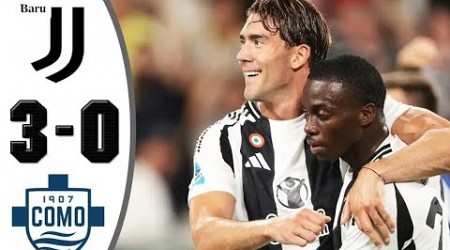 Juventus VS Como 3-0 | All Goals | Extendes Highlights | Serie A