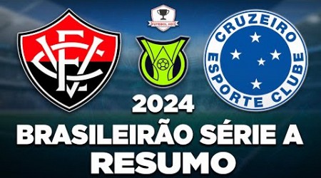 VITÓRIA 2 x 2 CRUZEIRO AO VIVO | BRASILEIRÃO SÉRIE A 2024 | 23ª RODADA | NARRAÇÃO