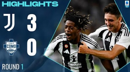 Juventus - Como 1907 | 3-0 | Gli Highlights | Lega Serie A 2024-25