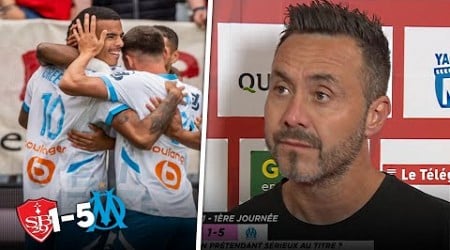 L’analyse de Roberto De Zerbi après la victoire 5-1 de l’OM à Brest ! • HD