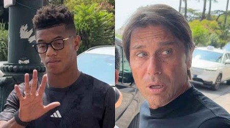 DAVID NERES in giro per NAPOLI, incontra pure CONTE! 