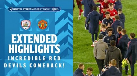 INCREDIBLE COMEBACK! | Barnsley v Manchester United U21 extended highlights