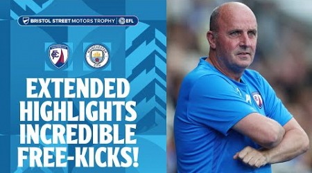 INCREDIBLE FREE-KICKS! | Chesterfield v Manchester City U21 extended highlights