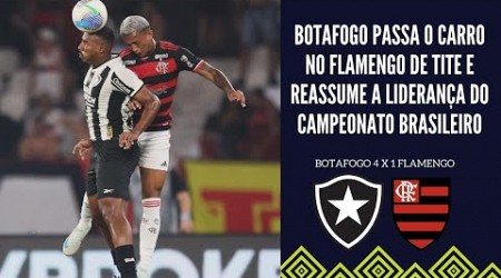 BOTAFOGO GOLEIA O FLAMENGO COM AUTORIDADE NO BRASILEIRÃO E VOLTA A LIDERANÇA DO CAMPEONATO!