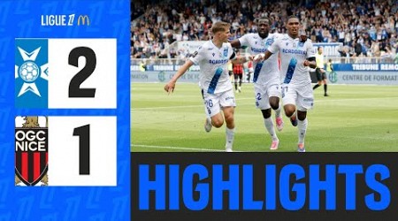 Résumé - AJ AUXERRE - OGC NICE (2 - 1) - J01 - Ligue 1 McDonald&#39;s 24/25