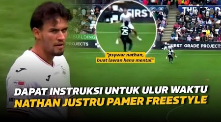 Bikin Emosi Lawan Meledak !! Aksi Tengil Nathan Tjoe A On Saat Bantu Swansea Menang Lawan Preston