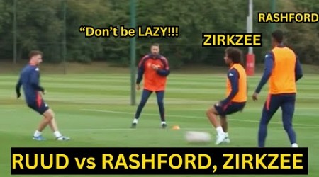 Van Nistelrooy yelled ‘DON&#39;T BE LAZY!’