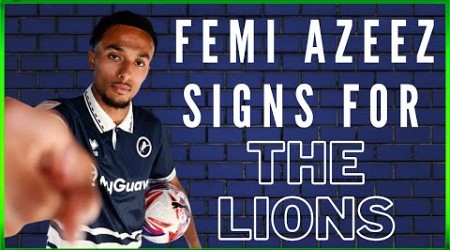 FEMI AZEEZ SIGNS FOR MILLWALL ON A LONG TERM CONTRACT #millwall #readingfc #efl #championship