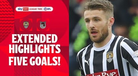 FIVE GOALS! | Notts County v Grimsby Town extended highlights