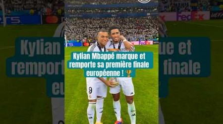 KYLIAN MBAPPÉ MARQUE SON PREMIER BUT AVEC LE REAL MADRID ! ⚽️ #football #realmadrid #shorts