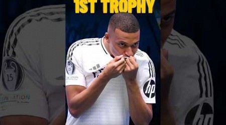 Mbappe 1st European Trophy #mbappe #realmadrid