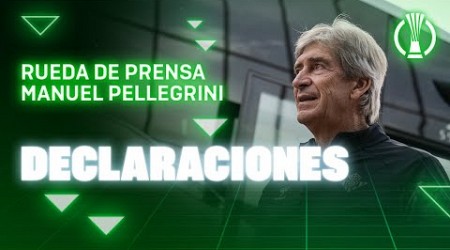 Rueda de prensa de Manuel Pellegrini tras el #FCKryvbasRealBetis 