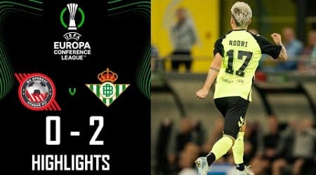 FC Kryvbas Kryvyi Rih vs Real Betis 0-2 Resumen | UEFA Conference League 2024/25