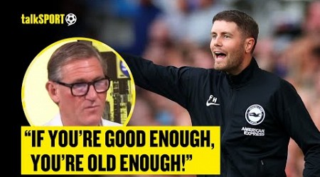 Simon Jordan Calls For Brighton Manager Fabian Hurzeler To NOT Be Judged On His Age Alone 