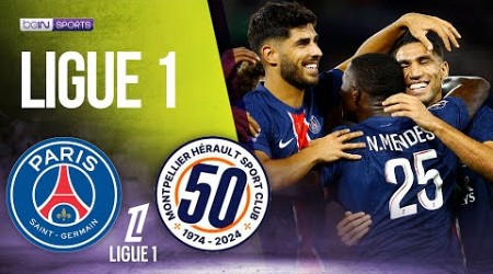 PSG vs Montpellier | LIGUE 1 HIGHLIGHTS | 08/23/24 | beIN SPORTS USA