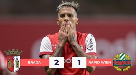 BRAGA 2 x 1 RAPID WIEN (GOLOS) - UEFA EUROPA LEAGUE