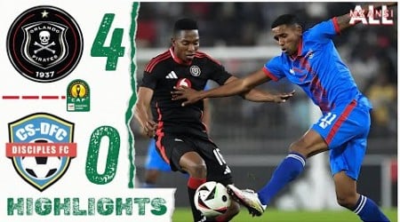 Orlando Pirates vs Disciples Fc Goals &amp; Extended Highlights| CAF Champions League 2024/25