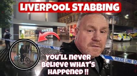 CRAZY WHATS JUST happened in LIVERPOOL CITY CENTRE.