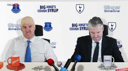 Big Ange and Sean Dyche press conference (Spurs vs Everton)