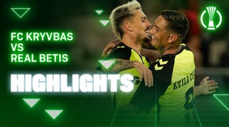 Resumen del partido FC Kryvbas - Real Betis | HIGHLIGHTS | Real BETIS Balompié