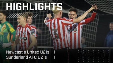 Tyne-Wear Draw To Start Season | Newcastle United U21s 1 - 1 Sunderland AFC U21s | PL2 Highlights