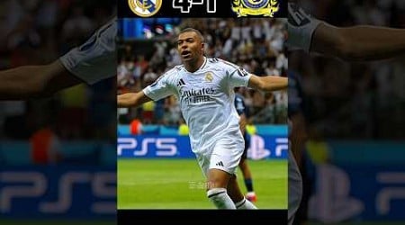 Real Madrid vs Al Nassr epic Match Ronaldo vs Mbappe 