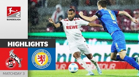 Terrific 5-Goals | 1. FC Köln - Eintracht Braunschweig 5-0 | Highlights | Matchday 3 - Bundesliga 2