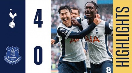 TOTTENHAM HOTSPUR 4-0 EVERTON | PREMIER LEAGUE HIGHLIGHTS | FOUR-MIDABLE DISPLAY AS SON SCORES TWO!