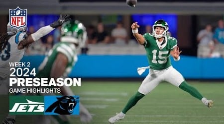 New York Jets vs. Carolina Panthers | 2024 Preseason Week 2 Game Highlights