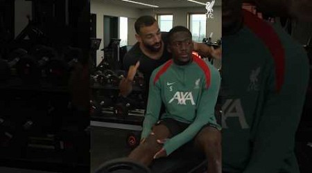 I-BOO! Mo Salah gym surprise.