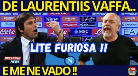 CONTE MANDA A FARSI FOTT… DE LAURENTIIS “INCOMPETENTI !” E LASCIA.. VERONA NAPOLI 3-0 | CALCIO NEWS