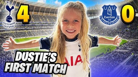 SPURS VS EVERTON MATCHDAY VLOG - DUSTIE’S FIRST EVER MATCH! 손흥민