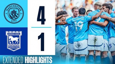 EXTENDED HIGHLIGHTS | MAN CITY 4-1 IPSWICH TOWN | Haaland hat-trick seals win &amp; Gundogan returns!