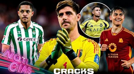 ¡Renuncia COURTOIS! “O se va o no regreso” | ROQUE al BETIS | DYBALA fiel a ROMA | CR7 marca pero…