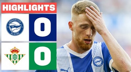 DEPORTIVO ALAVÉS 0 - 0 REAL BETIS | RESUMEN LALIGA EA SPORTS