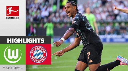 Matchwinner Gnabry Made it Beautifully! | VfL Wolfsburg - FC Bayern München 2-3 | Highlights | MD 1