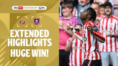 HUGE WIN! | Sunderland v Burnley extended highlights