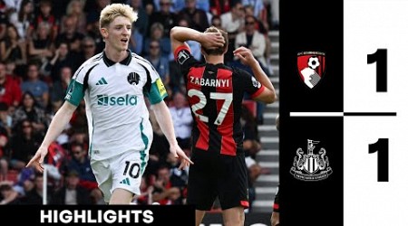 AFC Bournemouth 1 Newcastle United 1 | Premier League Highlights