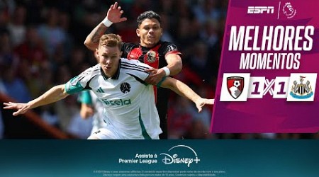 Bournemouth e Newcastle ficam no empate pela 2ª rodada da Premier League | Melhores Momentos