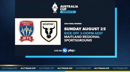 Newcastle Jets v Macarthur FC | Australia Cup 2024 Round of 16