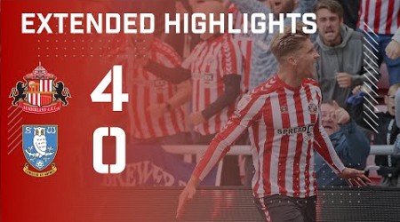 Extended Highlights | Sunderland AFC 4 - 0 Sheffield Wednesday