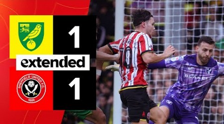 Norwich City 1-1 Sheffield United | Extended EFL Championship highlights