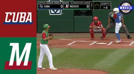 Cuba vs Mexico (MUST WATCH, AMAZING ELIMINATION GAME!) | 2024 LLWS Highlights