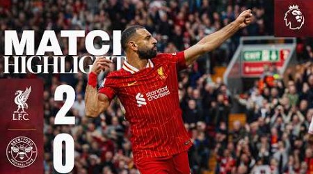 Diaz &amp; Salah Score For Slot&#39;s First Anfield Win | Liverpool 2-0 Brentford | HIGHLIGHTS