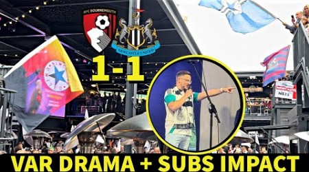 *UNREAL ATMOSPHERE* Hosting Stack Fan Zone! Bournemouth 1-1 Newcastle