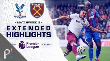 Crystal Palace v. West Ham United | PREMIER LEAGUE HIGHLIGHTS | 8/24/2024 | NBC Sports